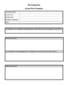 SEL Integration Template