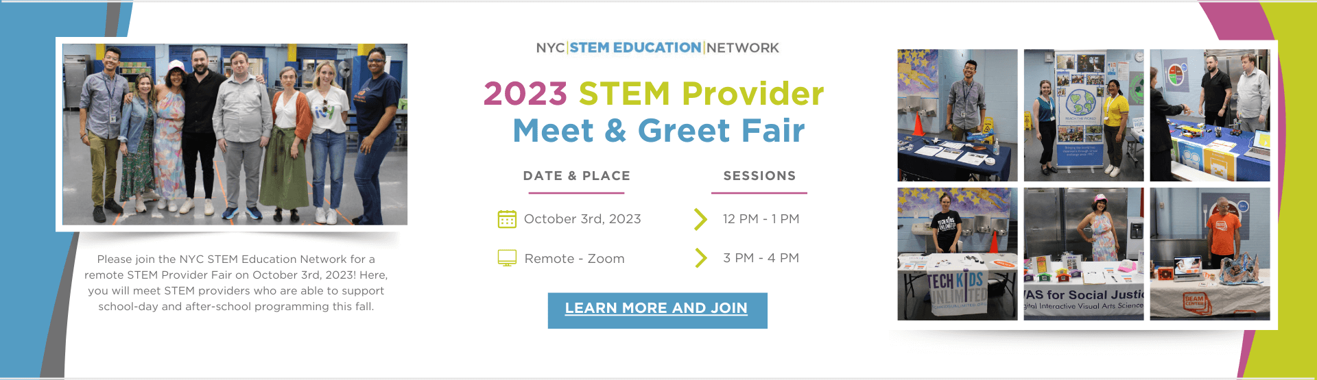 2023 STEM Provider Fair Meet &amp; Greet