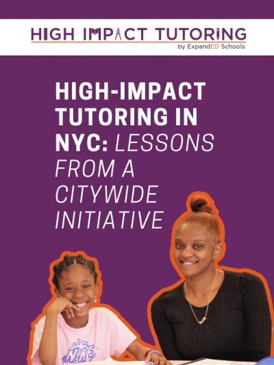 High-Impact Tutoring in NYC: Lessons from a Citywide Initiative